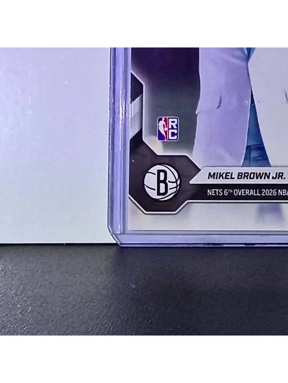 Mikel Brown Jr. Rookie 2026-27 Topps NBA Draft Night #MBRO Card Nets